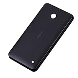 Generic Back Cover Battery Door Compatible with Nokia Lumia 630 (Black)