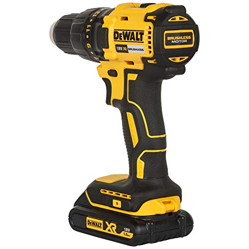 Dewalt Akku-Bohrschrauber (18V, 1.5 Ah, bürstenlos, mit Zwei-Gang-Vollmetallgetriebe, 15 Drehmomentstufen, inkl. zwei… – Bild 6