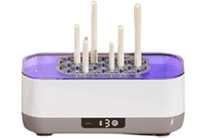 UEYGHEP Vibration Wash Cleaner Ultrasonic Cleaning Machine USB Rechargeable Jewelry Glasses Makeup Brush Washer