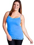Woman Floral Lace Adjustable Spaghetti Strap Tank Top, Multiple Colors S-3X