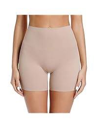 WOWENY Slip Shorts para dama Bajo Vestidos Faldas Media Cintura Alta Sin Costuras Suave Bragas Boyshorts
