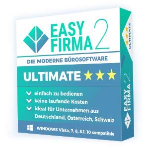 EasyFirma 2 Ultimate - Bürosoftware, für Mahnungen, Einnahmen, Ausgaben, Umsatzsteuer,...