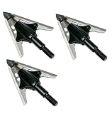 NuoYa001 NEW 3PC NAP Archery Bloodrunner Broadheads 100 Grain 2 Blade 2-1/16