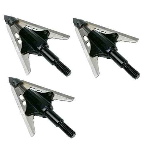 NuoYa001 NEW 3PC NAP Archery Bloodrunner Broadheads 100 Grain 2 Blade 2-1/16" Cut