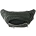 alpine swiss Men's Fanny Pack Travel Case Adjustable Belt Sport Pouch Waist Bag, Black, One Size