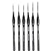 10Pcs Miniature Paint Brushes, Detail Fine Tip Paint Brushes Set with Ergonomic Handle - Suitable for Acrylic Painting, Oil, Watercoloring, Face, Nail, Scale Model Painting, Line Drawing