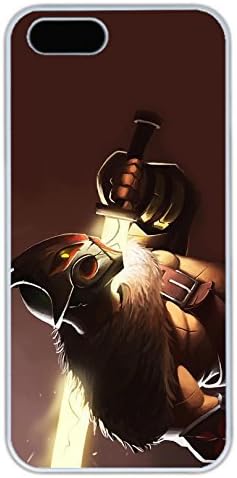 iPhone 5S Case, iPhone 5S Cases - Shock-Absorbing White Hard Case Cover for iPhone 5/5s Juggernaut Dota 4 New Release Hard Back Bumper Case for iPhone 5/5S