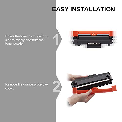 GPC Image Compatible Toner Cartridge Replacement for Brother TN760 TN-760 TN730 TN 760 to use with HL-l2350dw HL L2390DW HL-L2370DW DCPL2550DW MFC-L2750DW MFCL2710DW Printer (2-Black)