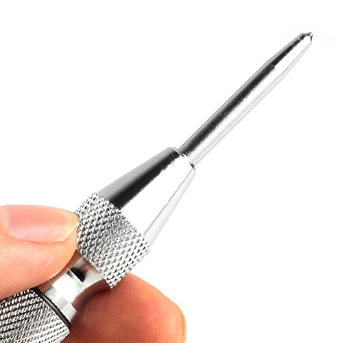 HOEN 5" Automatic Center Hole Punch with Cushion Cap and Adjustable Impact (Sliver) - Thumbnail 2