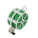 Shintop 328 Feet Garden Plant Twist Tie with Cutter for Gardening, Home, Office (Green)