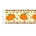 Fall Bulletin Board Border Thanksgiving Pumpkin Straight Trim Two Sided Printed for Thanksgiving Harvest Classroom Party Decoration 36ft One Roll