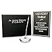 JC Classics Funeral Guest Book | Memorial Guest Book Hardcover | Guestbook for Sign In, Condolence | In Loving Memory in Silver Foil | Silver Pen and Memory Table Card Sign Included (Black-Plain)
