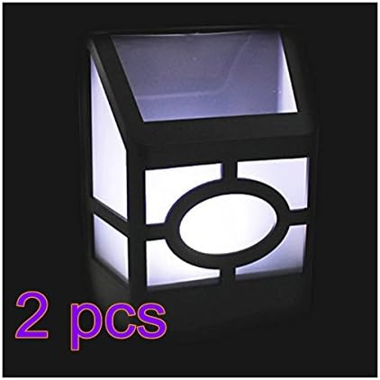 Retro Solar Powered Motion Sensor Wall Lamp Light Waterproof Outdoor Security Lighting for Patio Garden 2 Pack