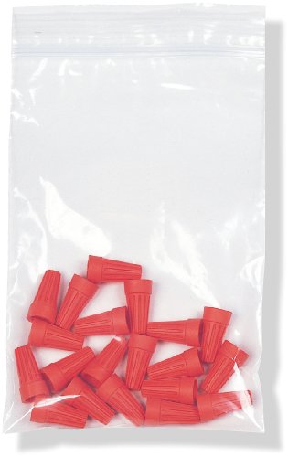 Elkay PlasticsElkay F20304 2 mil Line Single Track Seal Top Bag, 3" x 4", Clear (Pack of 1000)