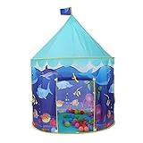 Onway Princess Play Tent Boys Girls House Indoor Foldable Castal Tent, Sea