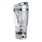 Zorvo 450ml Portable Stainless Steel Vortex Mixer High Torque Tornado Shaker Bottle Protein Shaker Bottle Travel Automatic Mixing Cup Coffee Cocoa Juice Protein Powder Leak Proof