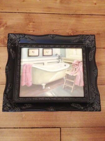 Black Ornate Vintage Picture Frame Amazon Co Uk Kitchen Home