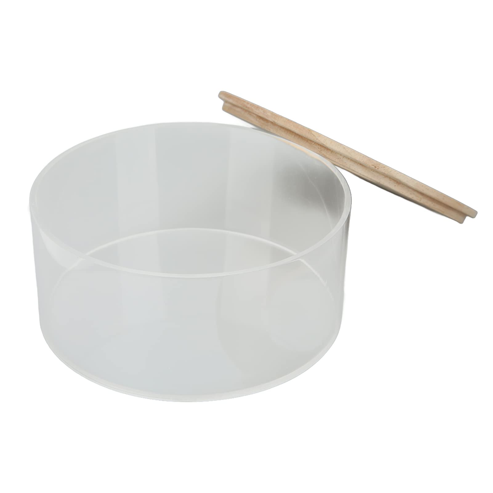 Faceuer Hamster Bath Sand Box, Round Hamster Sand Bathtub for Syrian Hamster(L)