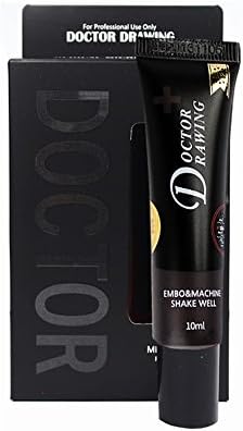 MEEPLUS KOREA Doctor Drawing, Semi-Permanent Make-up Micro Pigment Dark Brown, 10ml