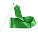 Voberry Dancing Ribbon Streamer Gym Rhythmic Rod Art Gymnastic Ballet Twirling Stick 4M (Green)