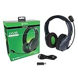 PDP Xbox One LVL50 Wireless Stereo Gaming Headset for Xbox One, 048-025-NA-BK