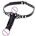 Double-Ended Men Women Open Mouth Ball Gag Stimulation Toys for Couple Games