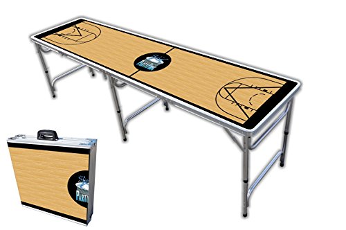 8-Foot Professional Beer Pong Table - Basketball Court Graphic - Thumbnail 5