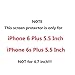 SLBSTORES 2-Pack Privacy Screen Protector for Apple iPhone 6 Plus and iPhone 6s Plus Anti-Spy Tempered Glass Film