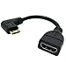 Afunta High Speed 90 Angle HDMI to Mini HDMI Cable V1.4 3D for Camcorders Tablet