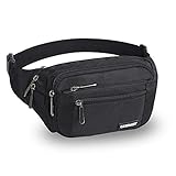 CXWMZY Waist Pack Bag Fanny Pack for Men&Women Hip Bum Bag with Large Capacity Waterproof Adjustable Strap Suitable for Outdoors Workout Traveling Casual Running Hiking Cycling Dog Walking Fishing