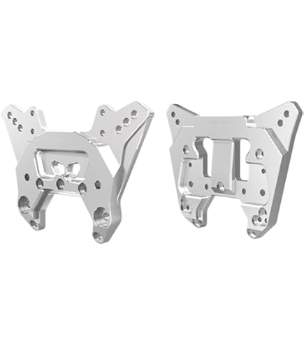 Arrma Notorious 6s Front & Rear Universal Shock Standoff Upgrades Parts For Arrma 6S Typhon Kraton Outcast Mojave Notorious Infraction Felony Talion Limitless 6S BLX, 4PCS #45 Steel EXB Shock Mount,#ARA330703(Black Mojave