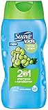Suave Kids 2 in 1 Shampoo and Conditioner, White Grapes 12 oz