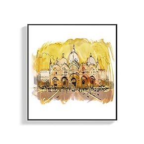 Canvas Wall Art for Living Room, Bedroom Style Framed Canvas Prints for Home Decoration Ready to Hang - 16x16 inches