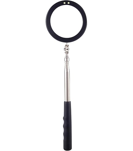 Telescoping Round Inspection Mirror ~ 2-1/4