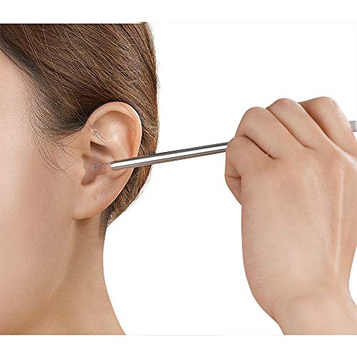 Supereyes USB Digital Otoscope Ear Pick | Stainless Curette Earwax Removal Kit | Ear Scope Ear Inspection Camera with LED Lights for Mac Windows