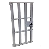 Lego Parts: Door 1 x 4 x 6 Barred with Stud Handle (LBGray)