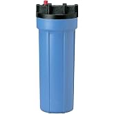 Pentair Pentek 158195 Traditional Slim Line Filter Housing, 1/2" NPT, 10-Inch, Opaque, Pressure Relief Button, Fits 10" x 2.5" Cartridges, NSF/ANSI 42 Certified