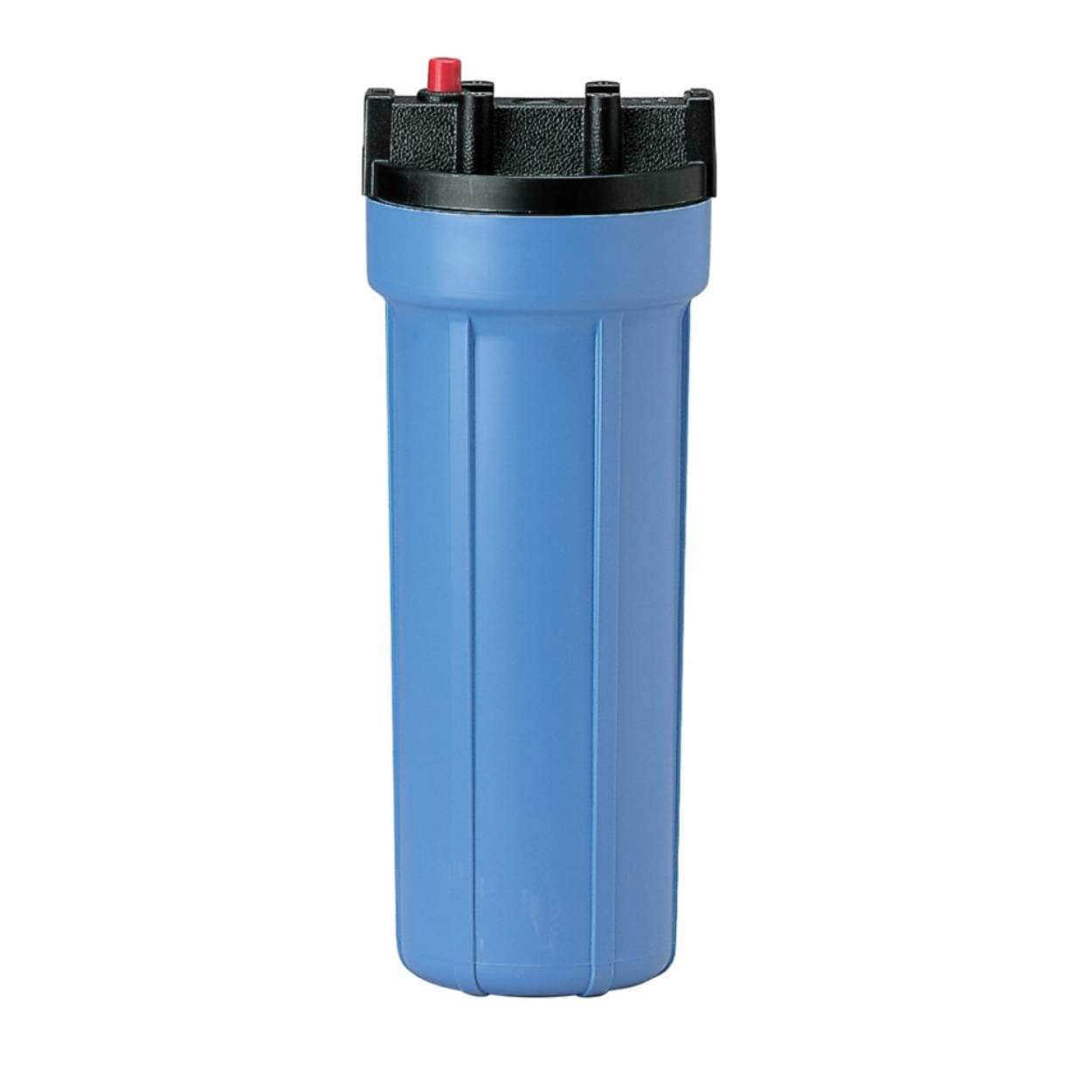 Photo 1 of Pentair Pentek 158005 Traditional Slim Line Filter Housing, 3/8" NPT #10 Under Sink Opaque Water Filter Housing with Pressure Relief Button, 10-Inch, Blue