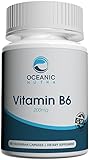 Vitamin B6 for Energy Metabolism Booster Strong Immune System Weight Loss Digestive Health Laser Focus Cognition and Memory Muscular Health Eye and Vision Support 100 Veggie Caps