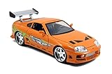 Jada Toys Fast & Furious Toyota Supra 1:18 Diecast Vehicle, Orange