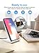 Wireless Charger, Pasonomi Qi Certified Fast Wireless Charger Stand for Galaxy S9/S9+/8/8+, Note 8/5, S7/S7 Edge/S6 Edge+, Standard Wireless Charging Compatible with iPhone X/8/8 Plus (No AC Adapter)