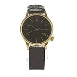 KOMONO Unisex KOM-W2551 Winston Monte Carlo Series Analog Display Japanese Quartz Black Watch