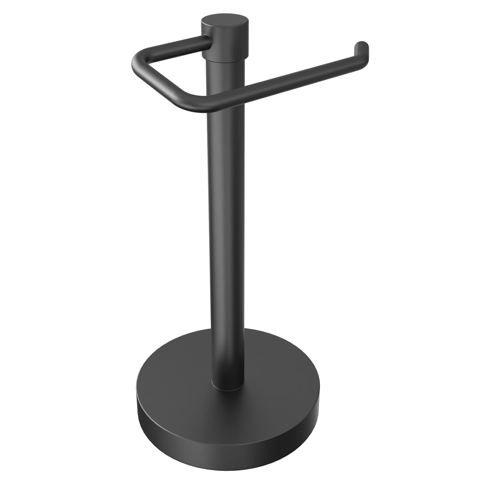 Photo 1 of YUMORE Hand Towel Holder Stand Countertop Towel Rack Free Standing Towel Bar Hanger for Bathroom Kitchen Black