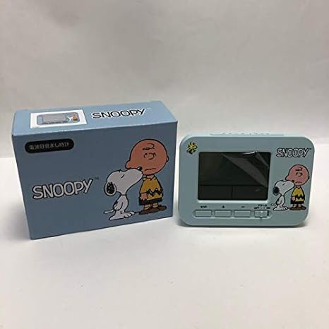 Amazon Co Jp スヌーピー Snoopy 電波置き時計 目覚まし時計 ホビー