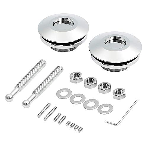 STETION Quick Latch Hood Pins Universal 2 Pack 2.44" Diameter Quick