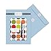 Nardo Visgo 150pcs Waterproof Labels for Bottles, Removable Round Write-on Kitchen Sticker Labels in 2 Sizes with 2 Markers for Storage Bins Food Containers Jam Canning Jar Lids and Home Organization
