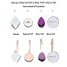 Silicone Makeup Sponge 2 Pack Premium Quality Silisponge -Easy To Wash Beauty Sponge Applicator for Flawless Application of Liquid Foundation,Primer, Concealer by SEALUXE