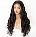 Chantiche Glueless Body Wave 360 Lace Wig with Natural Hairline and High Ponytail Brazilian Virgin 360 Lace Frontal Human Hair Wigs for Women 150% Extra Heavy Density 18inches Natural Color