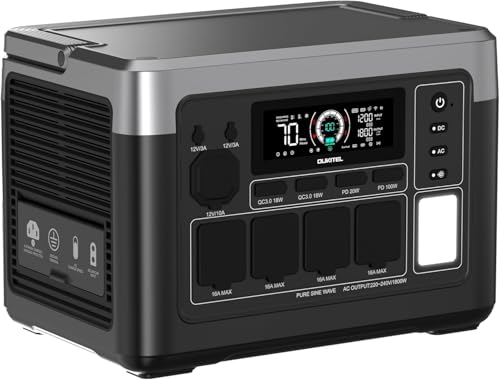 OUKITEL Tragbare Powerstation P1000 Plus, 1024Wh LiFePO4-Batterie,1800W Solar Generator, Schnellladung von 0-80% in 45 Min. Ultra-Leise für Camping, Wohnmobile & Stromausfälle thumbnail 1
