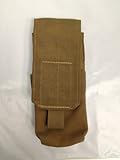 USMC COYOTE DOUBLE MAG POUCH USGI MILITARY FIRE FORCE MOLLE II